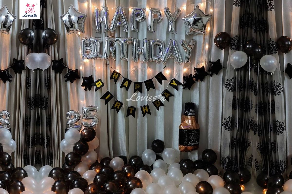 Decoration　With　Bangalore　Birthday　In　Surprise　Balloon