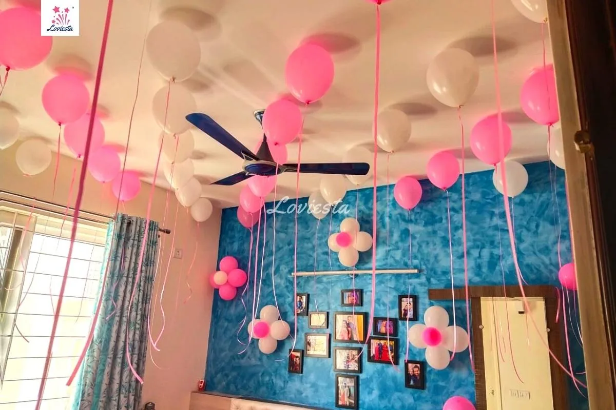 Balloon Decoration At Home