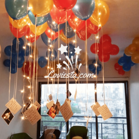 balloon decoration at home / office