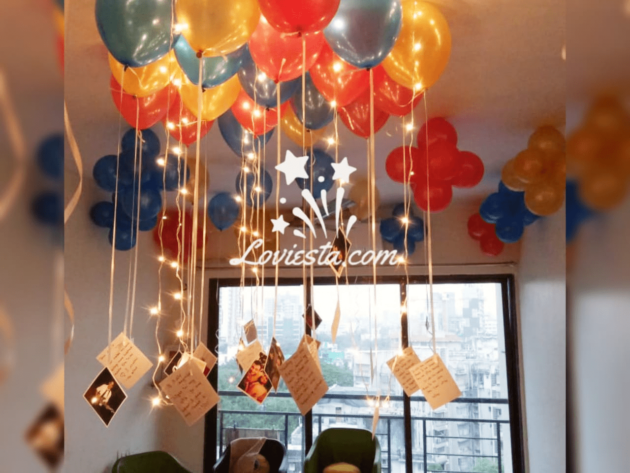 balloon decoration at home / office