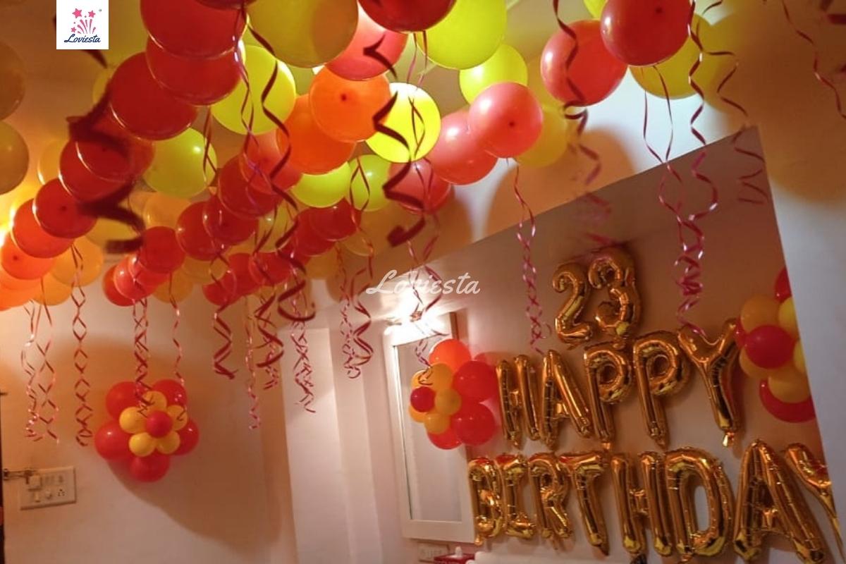 Birthday Balloon Decoration for surprise in Bangalore
