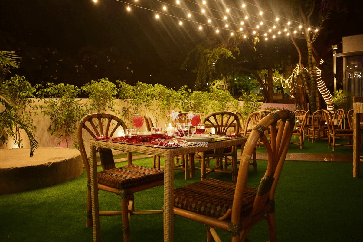 Best Romantic Outdoor Candlelight Dinner in Gurugram Starting ₹1850