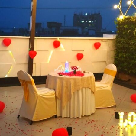 Private Rooftop Candlelight Dinner In Mumbai