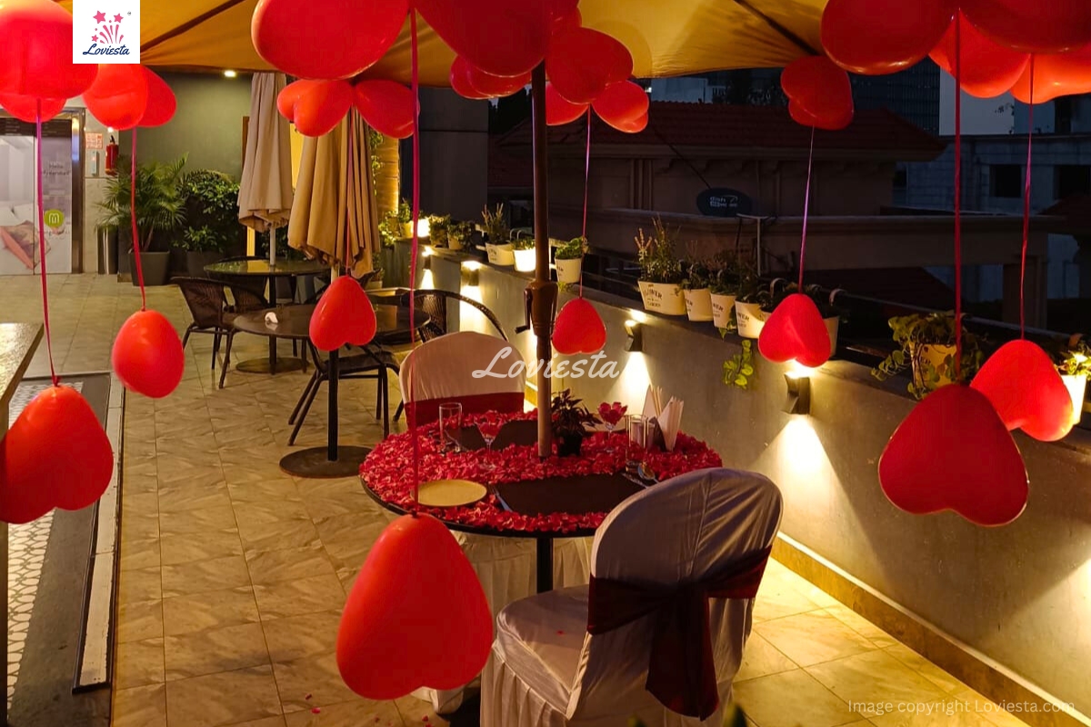 Rooftop Candlelight Dinner At Jubilee Hills In Hyderabad