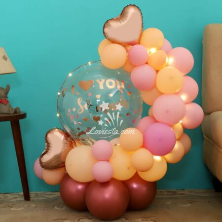 Cute Balloon Bouquet Surprise