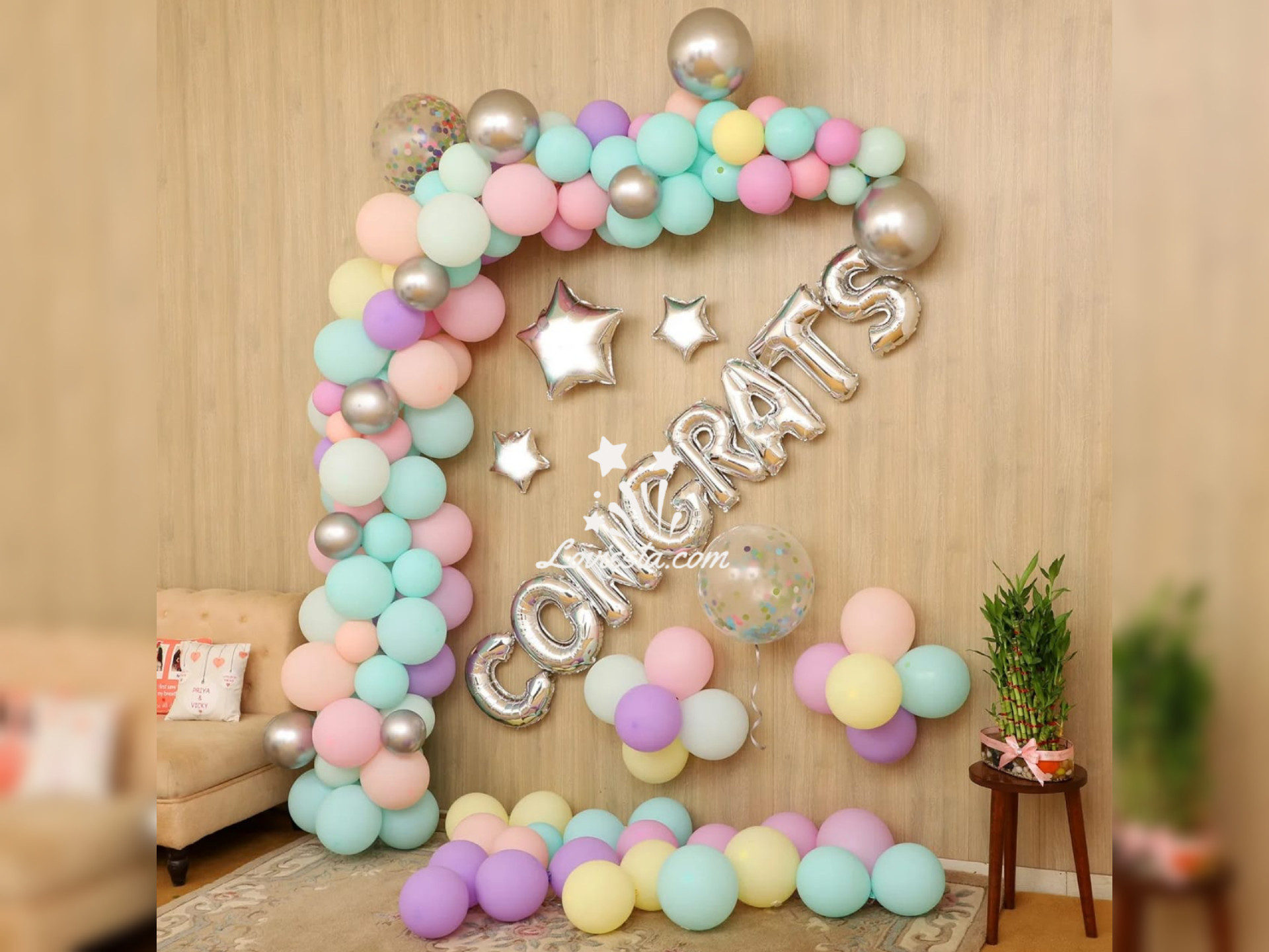 Pastel Balloon Decoration For Home & Office In Delhi & NCR