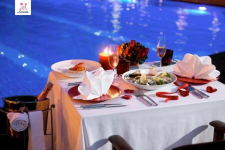 Romantic Dinner By The Poolside At Country Inn & Suites In Gurugram
