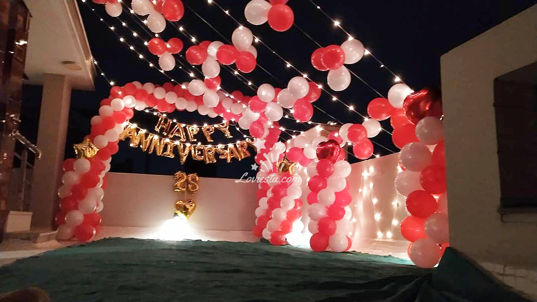 Terrace decoration ideas for birthday parties