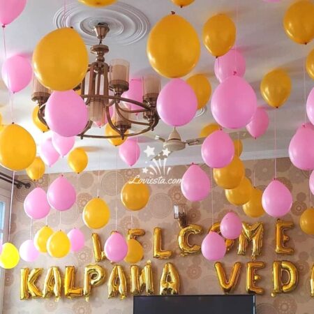 Hanging Balloon Decoration At Home In Delhi & NCR