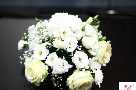 White Roses Bouquet Delivery At Home
