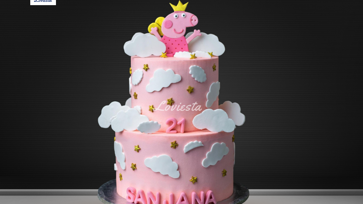 Peppa Pig Cake | Custom Birthday Cake | Kid's Birthday Cake