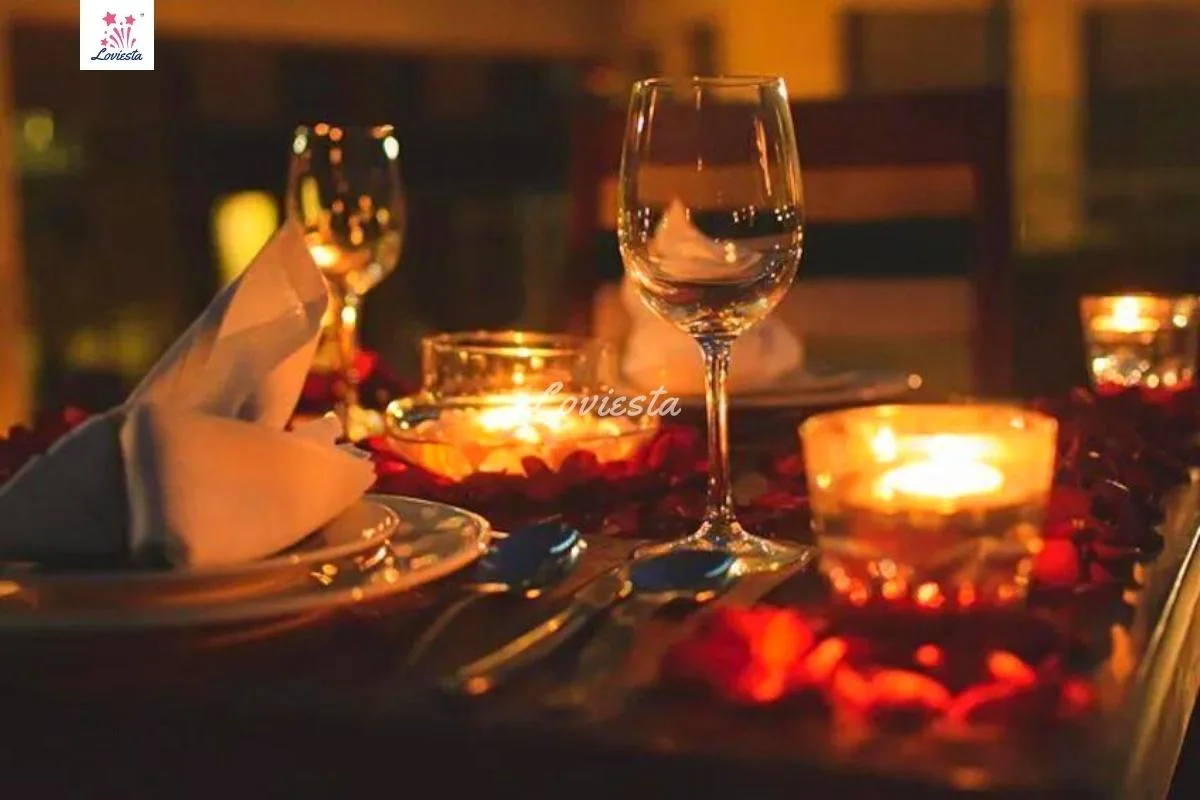 Romantic Candlelight Dinner.