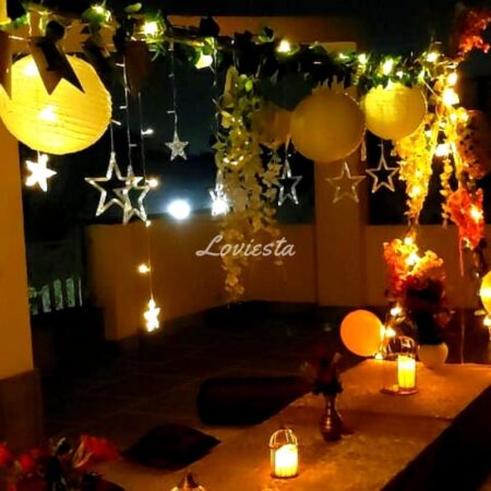 Bohemian Dine-In Decoration At Rooftop Loviesta
