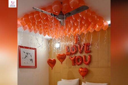 Love Proposal Decoration At HomeHotel Room