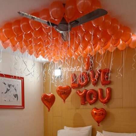 Love Proposal Decoration At HomeHotel Room