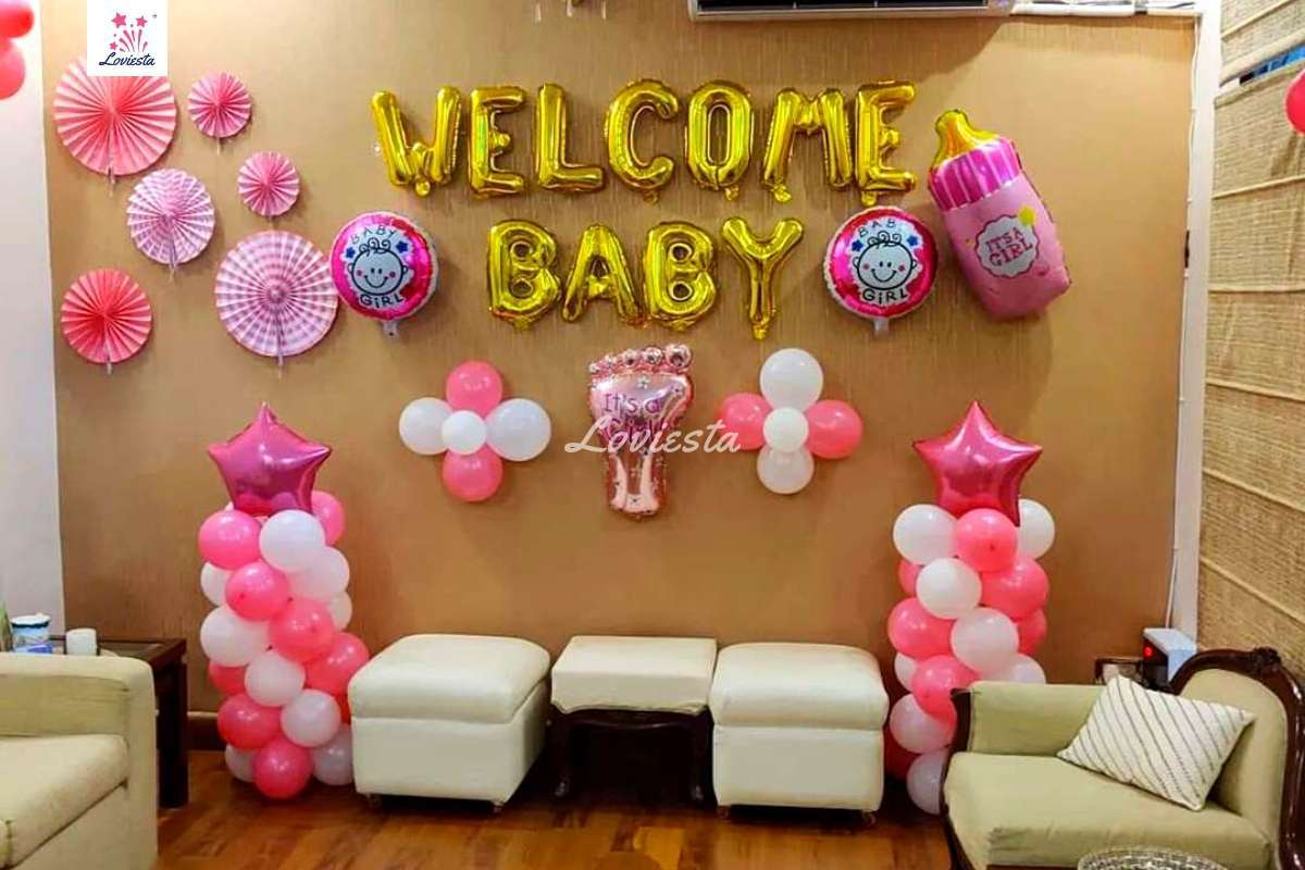 Adoring Welcome Baby Theme Decoration