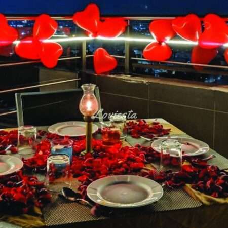 Amusing Rooftop Candlelight Dinner In Hyderabad