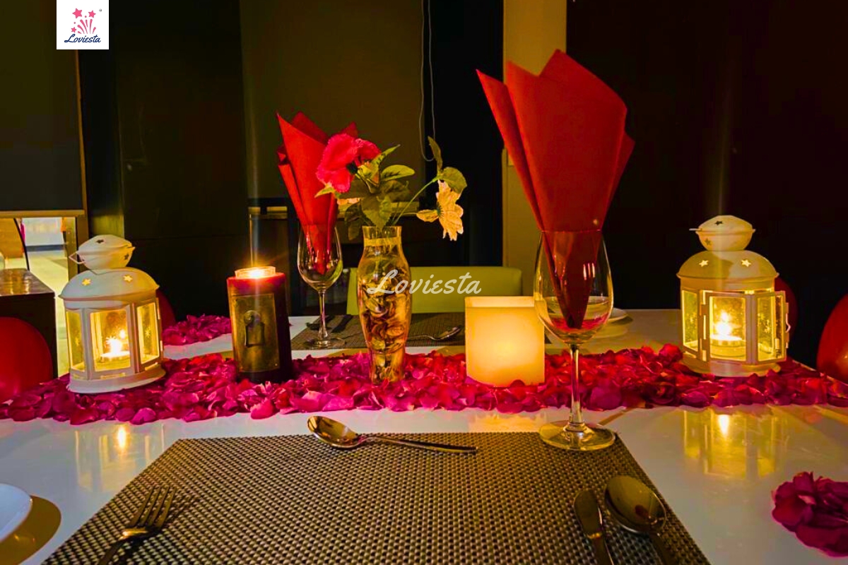 Romantic Candlelight Dinner At Indus In Hotel Ella, Gachibowli Hyderabad