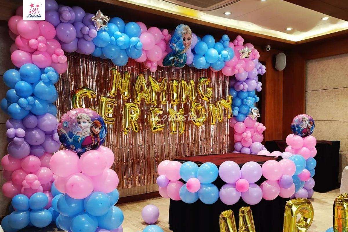 Disney Frozen Naming Ceremony Decoration In Party Hall