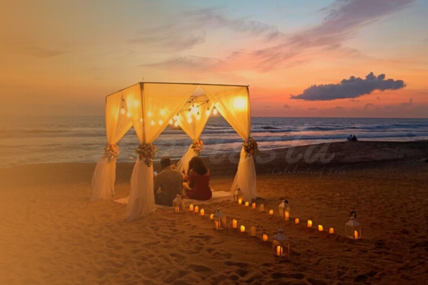 Romantic Beach Dining In Goa