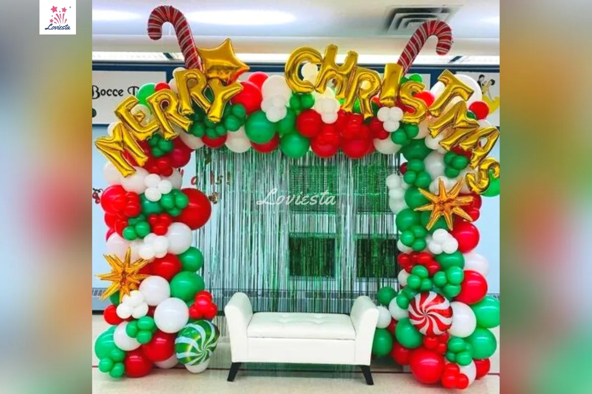 Premium Christmas Theme Balloon Arch Decoration