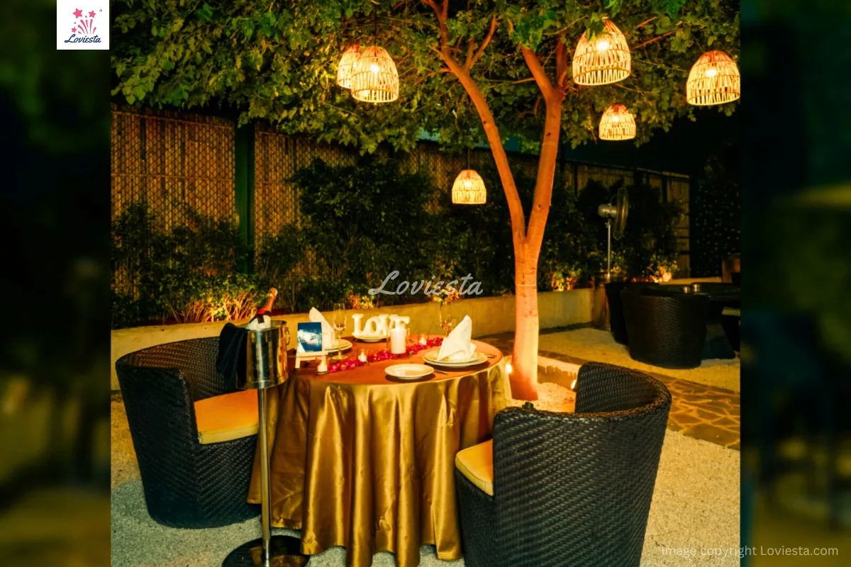 Exquisite Open-Air Candlelight Dinner Under The Tree At Radisson Sector 29, Gurugram