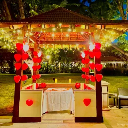 Valentine's Day Gazebo Dinner At 5-Star Resort In Whitefiled Bengaluru